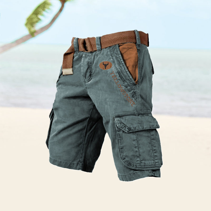 Men's versatile cargo shorts - iman