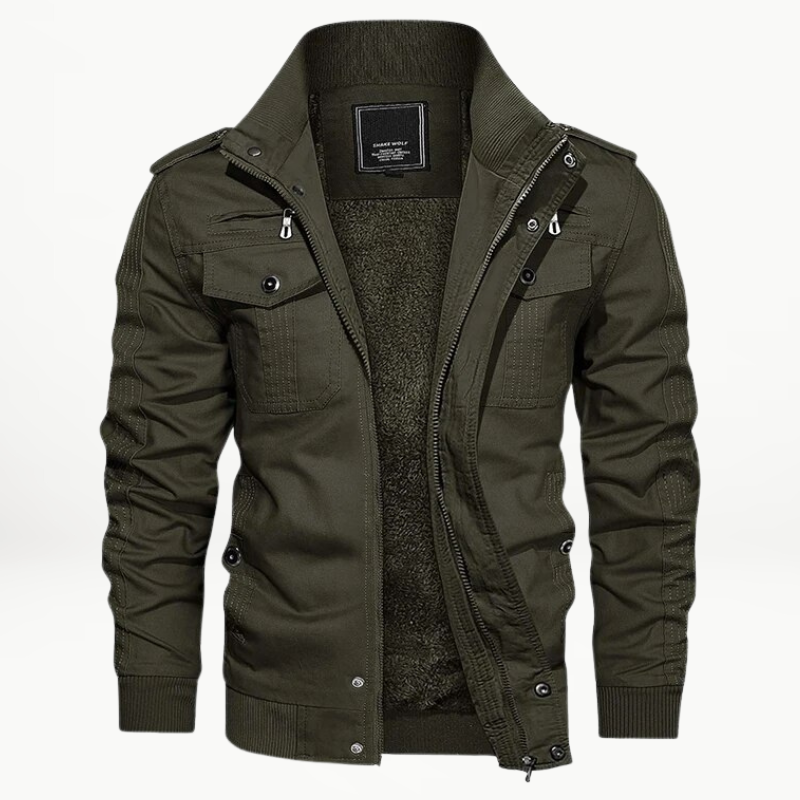 Military Cargo Jacket for Men - Image 1