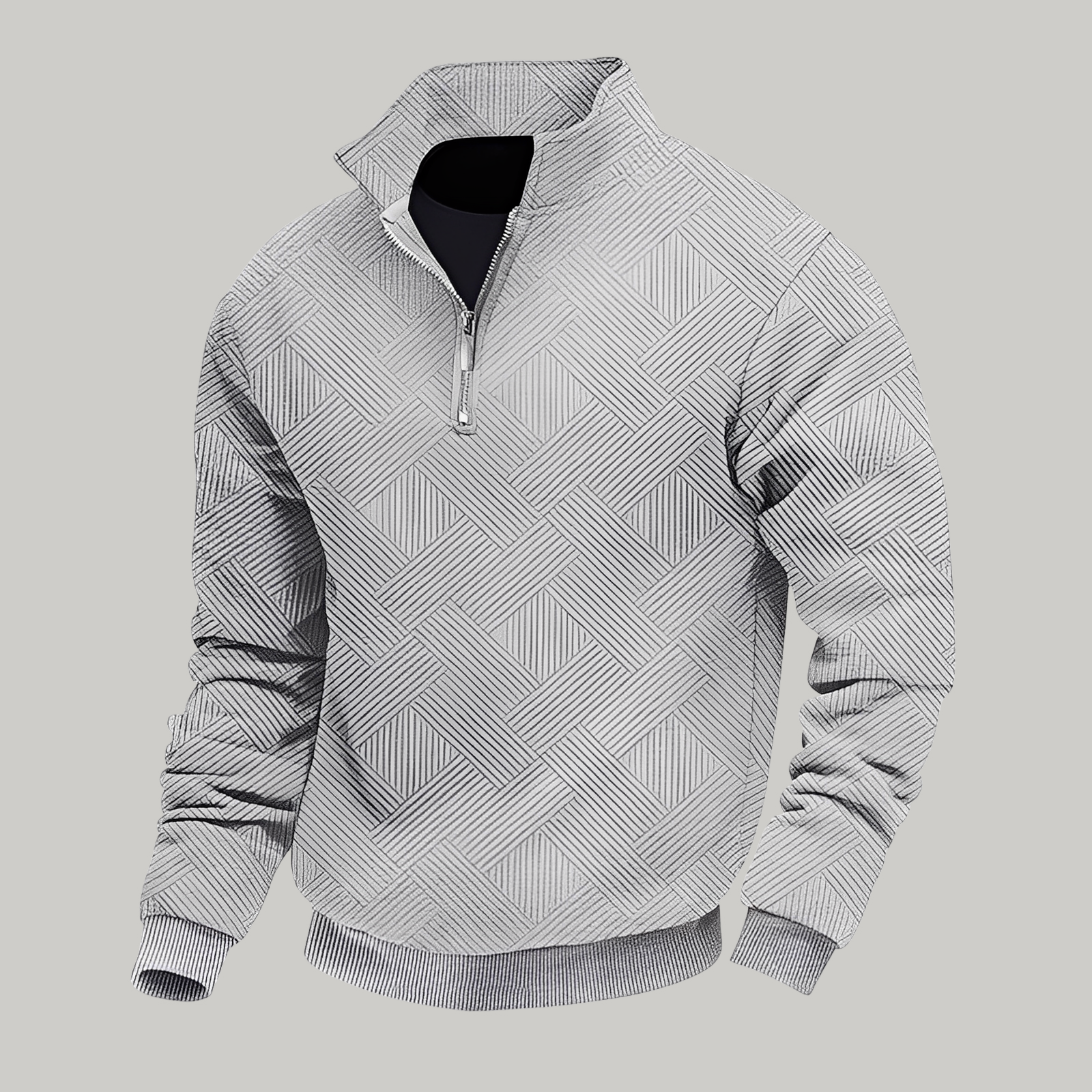 Quarter Zip Sweater for Men - Image 2