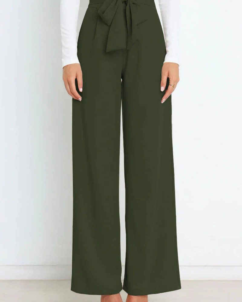 Daphne - Elegant Wide Leg Trousers