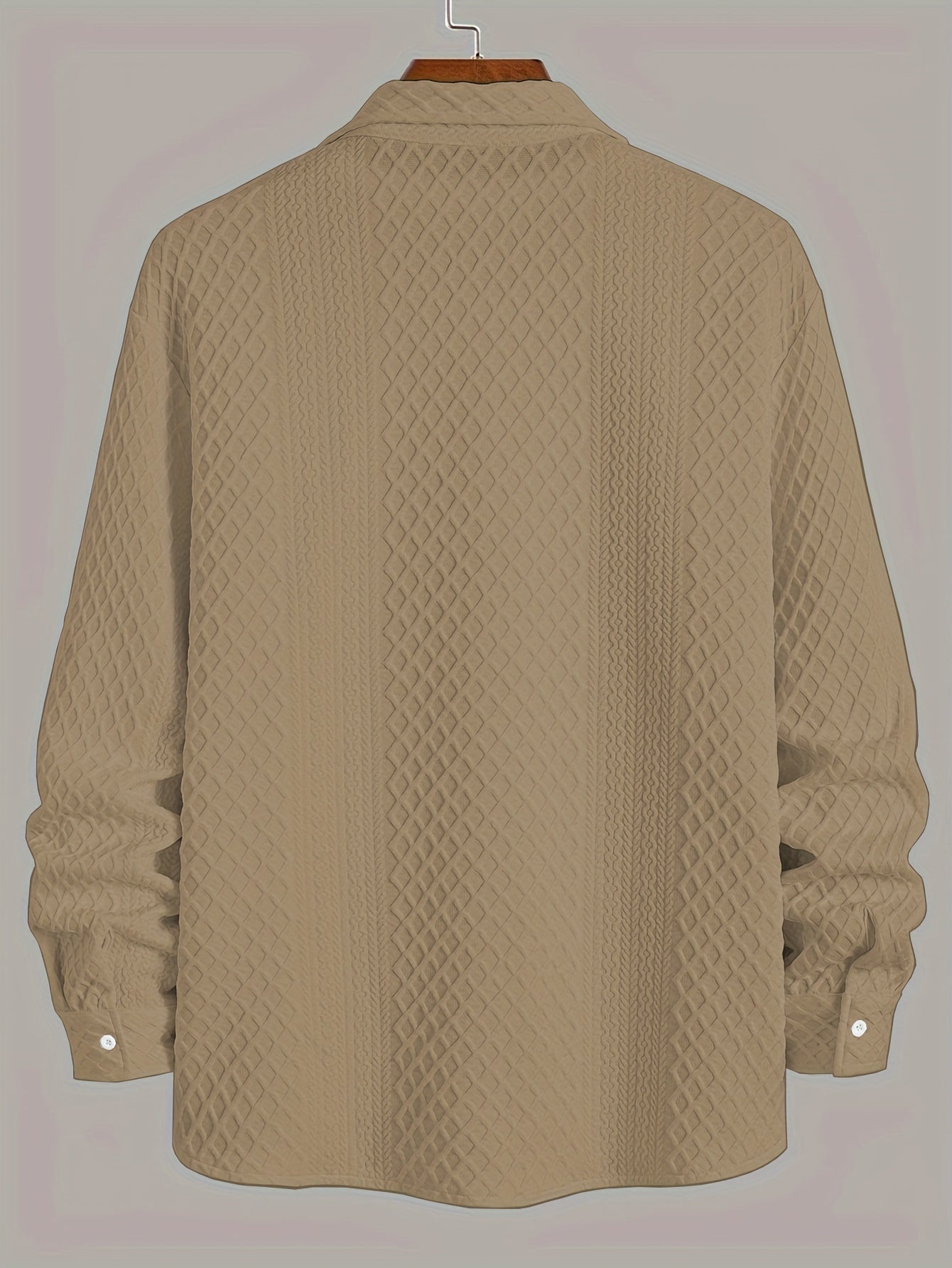 Men's shirt made from stretch jersey - modern comfort with a classic touch