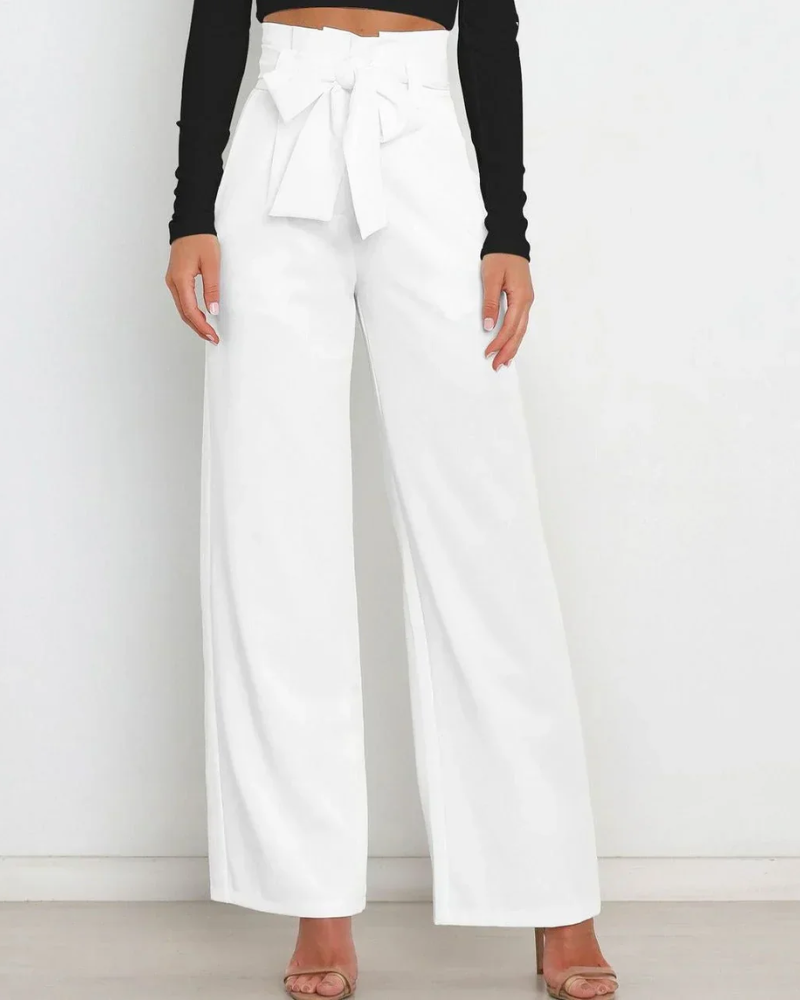 Daphne - Elegant Wide Leg Trousers