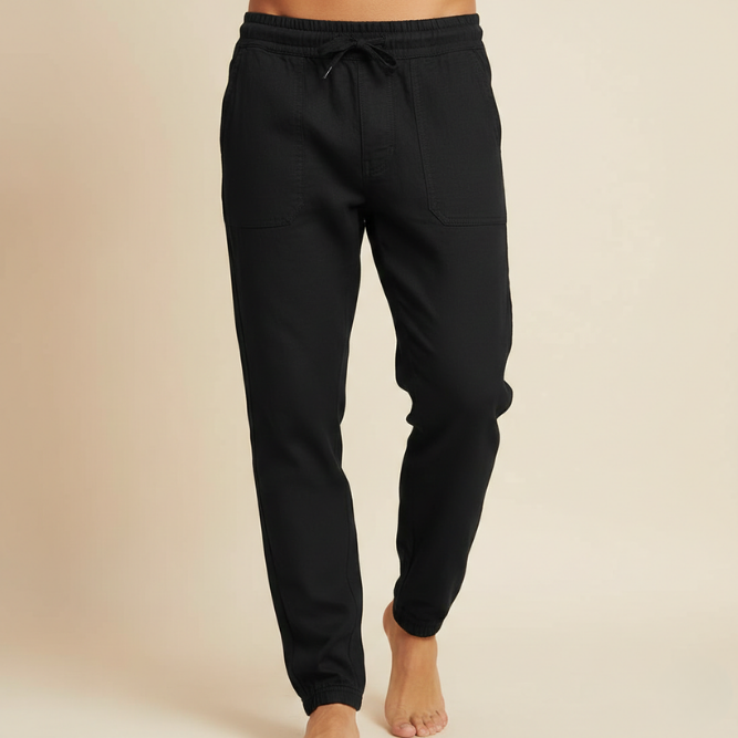 Noah Men's Linen Pants - Lightweight and Comfortable Summer Pants with Loose Fit