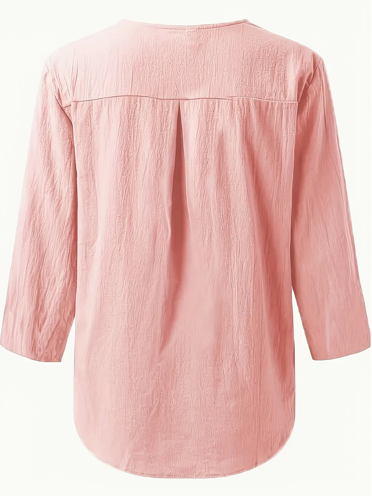 Luna - Casual Cotton and Linen Blouse