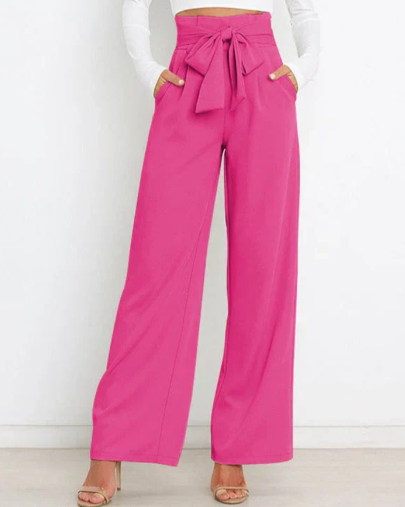 Daphne - Elegant Wide Leg Trousers