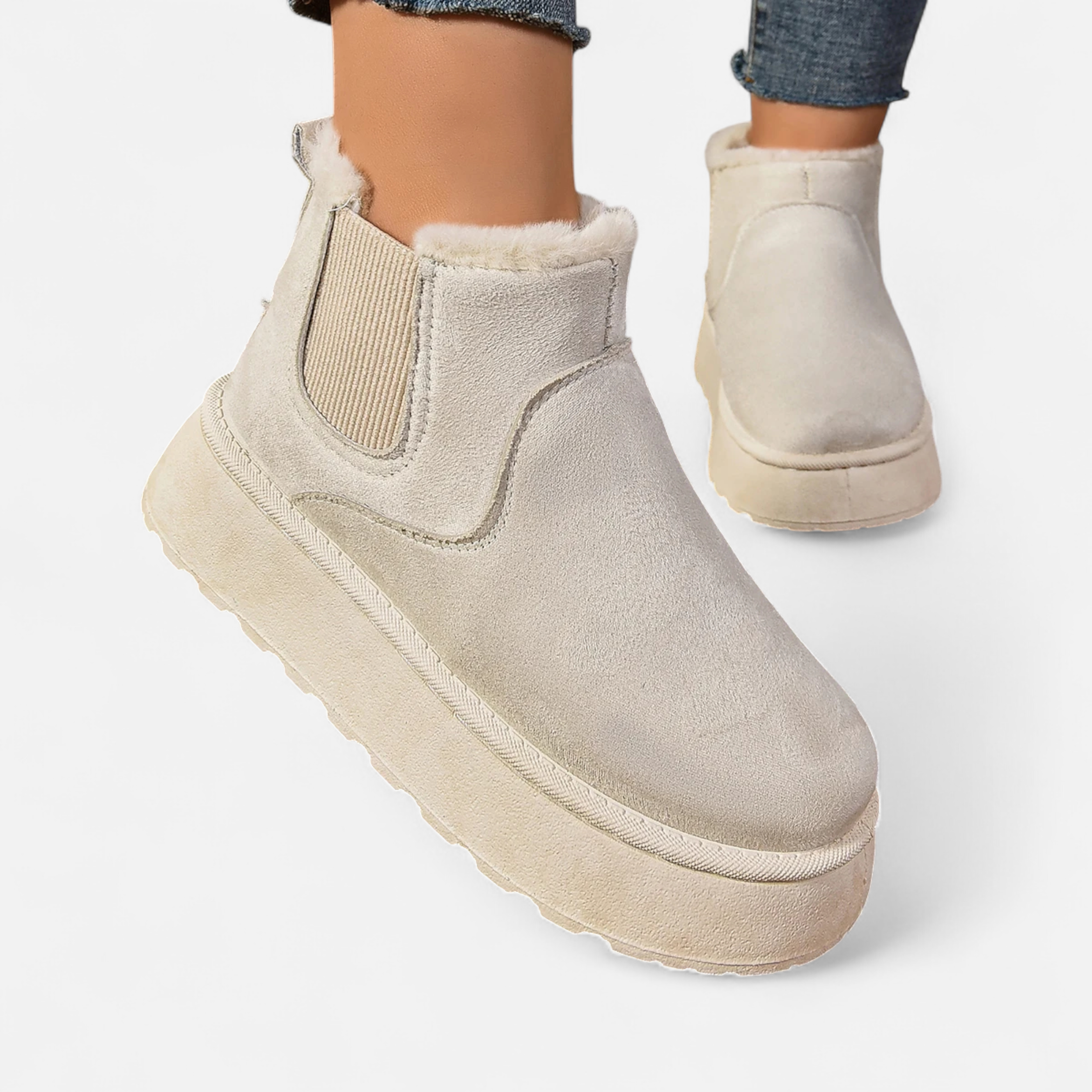 Platform Chelsea Ankle Boots for Women - Image 3