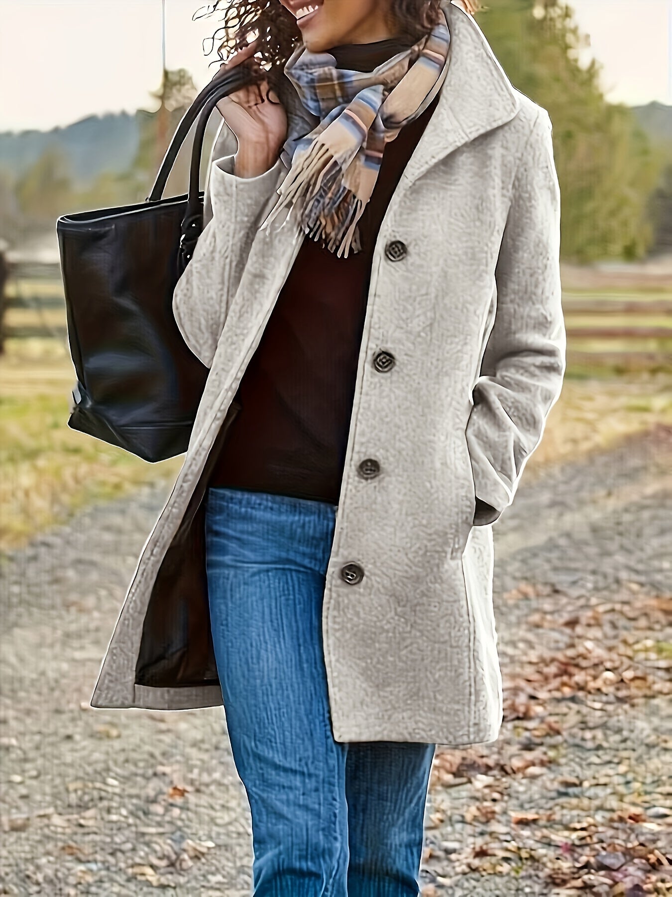 Elara fleece jacket - Elegant and warm for women in fall and winter