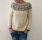 Maaike | Stylish women's sweater with geometric pattern | Warm and comfortable