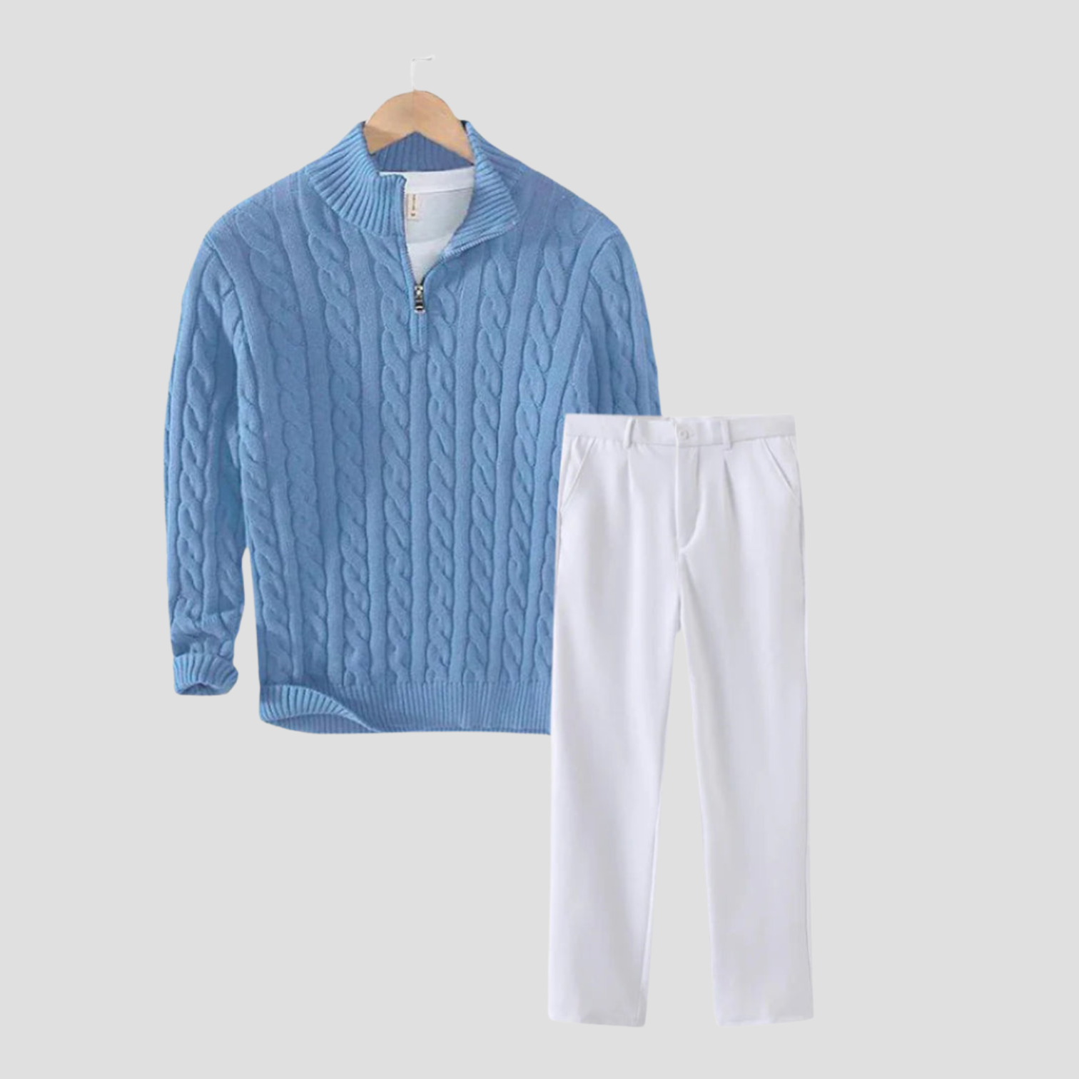 Outfit autunnale - Look da riviera in un'eleganza senza tempo