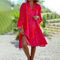 Zita | Stylish summer dress | Red