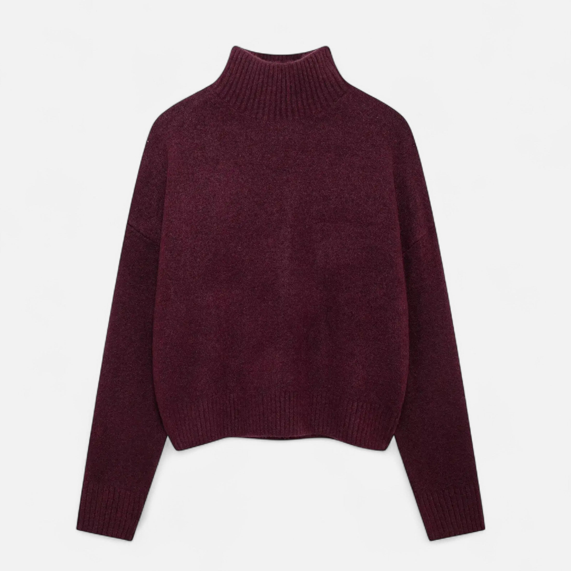 Rullekravesweater til kvinder - Varm vintagestil med tidløs elegance