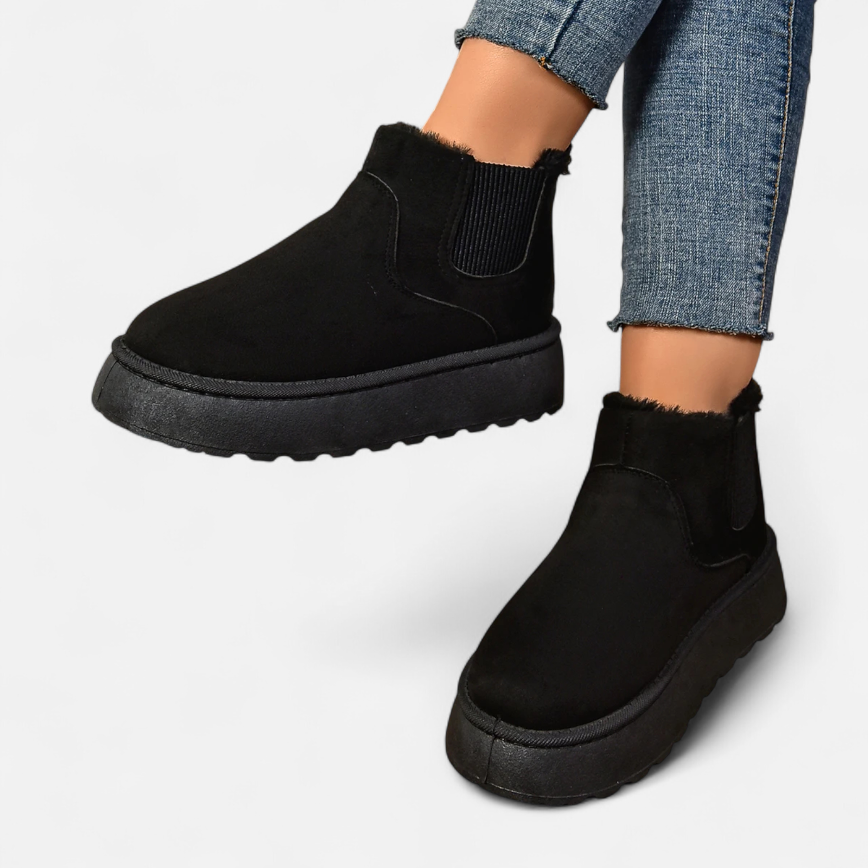 Platform Chelsea Ankle Boots for Women - Image 10