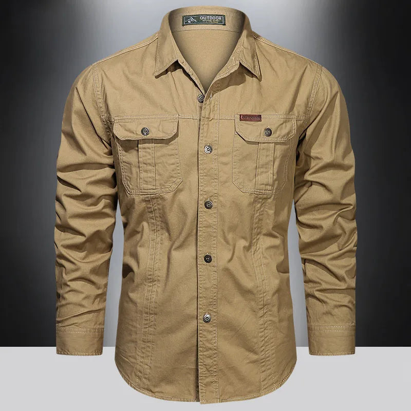 Versatile cargo shirt for men