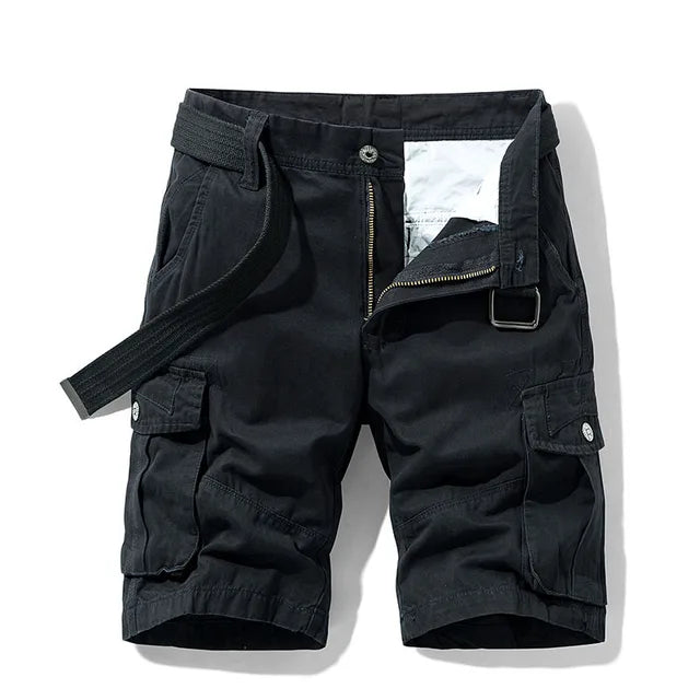 Men's cargo shorts with pockets