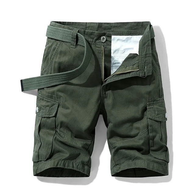 Men's cargo shorts with pockets