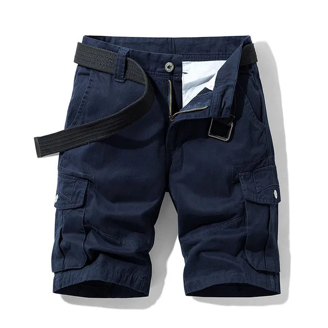 Men's cargo shorts with pockets