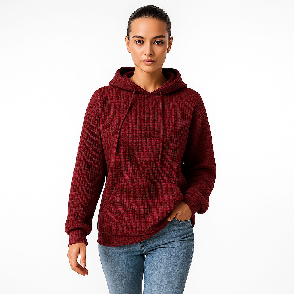 Long Sleeve Pullover Hoodie for Women - Image 1