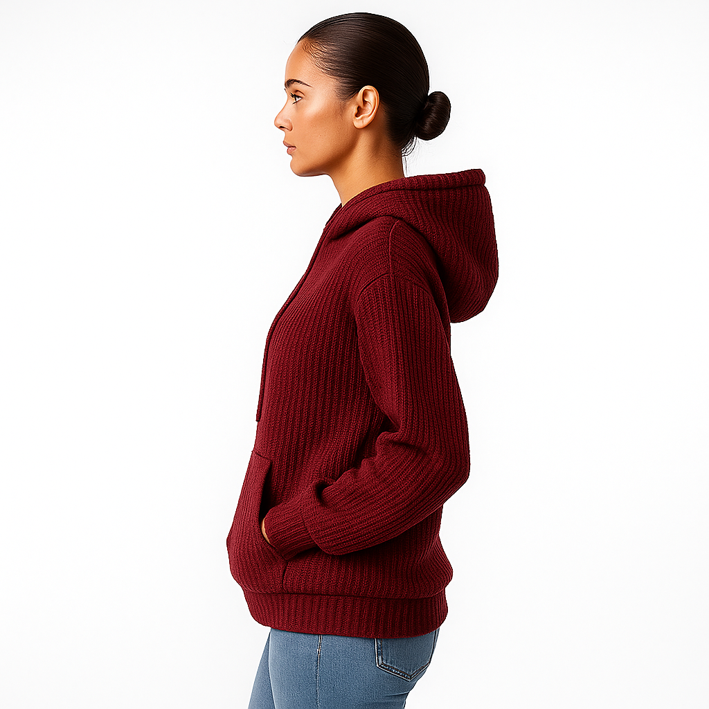 Long Sleeve Pullover Hoodie for Women - Image 2
