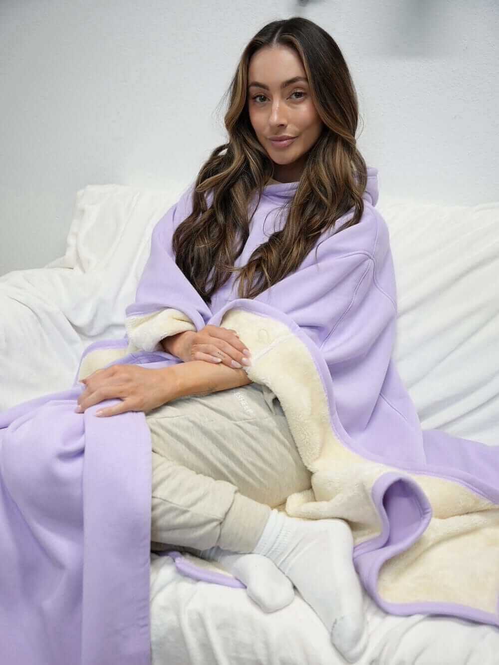 Oversized Hooded Blanket for Women - Image 7
