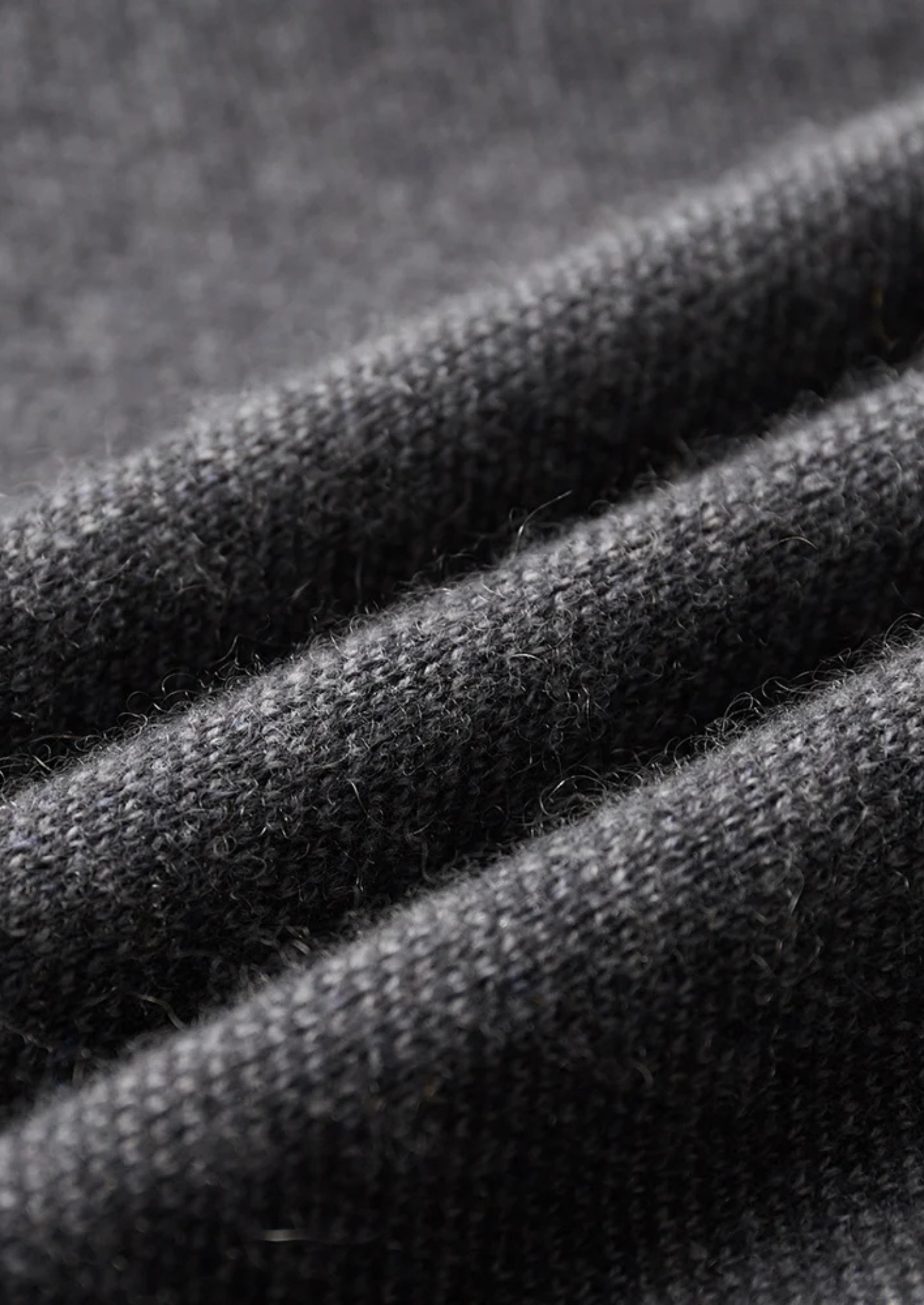 Zip-Up Ribbed Knit Sweater for Men - Image 3