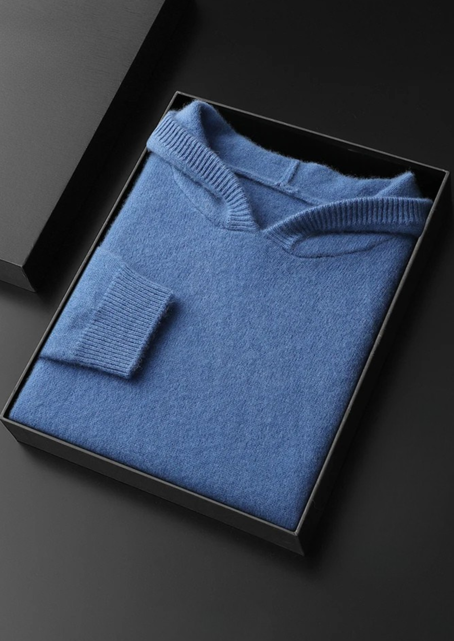 Long Sleeve Knit Hoodie for Men - Image 11