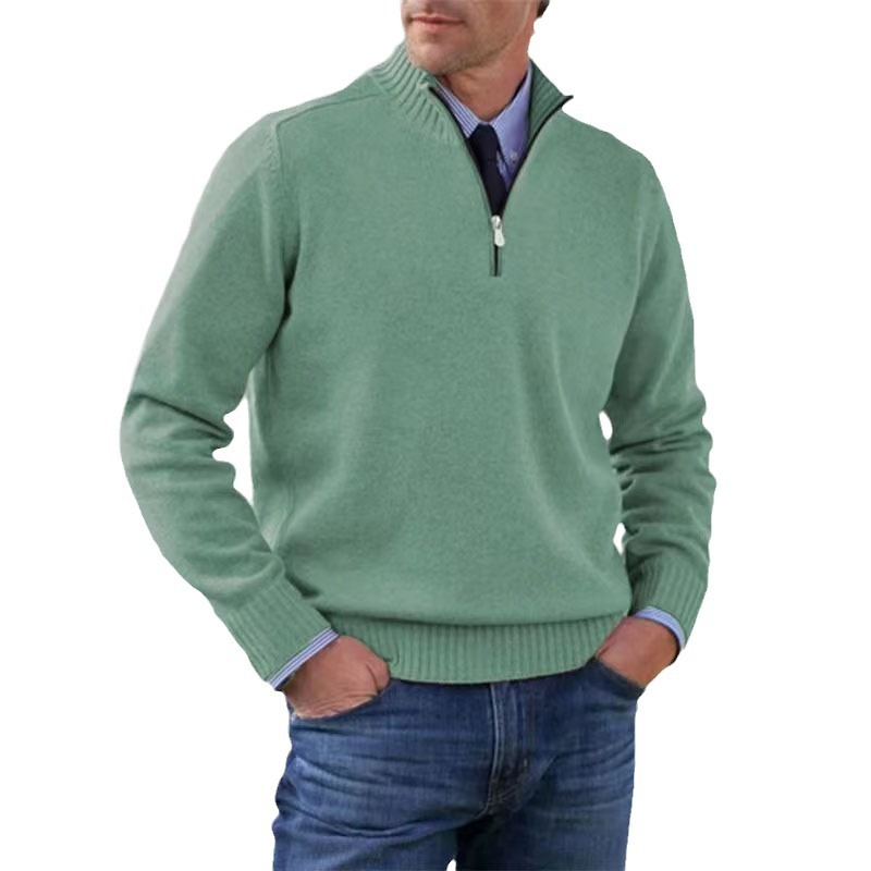 Quarter Zip Sweater for Men - Image 11