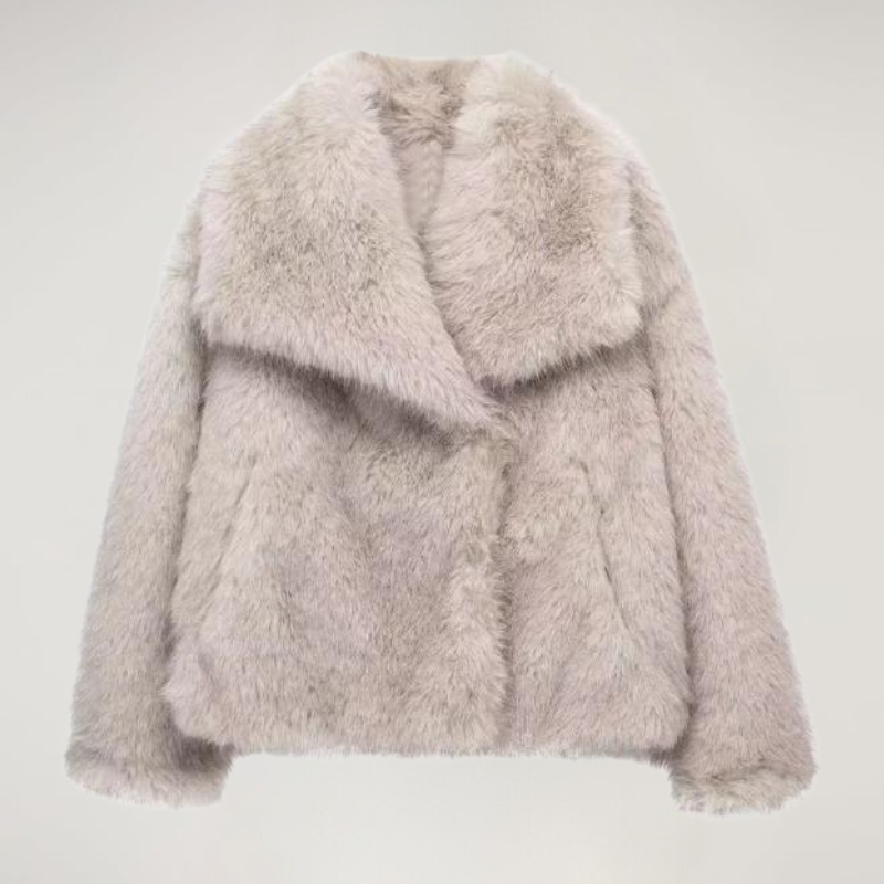 Oversized Faux Fur Coat for Women - Image 5