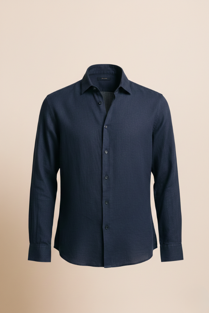 Linen men's dress shirt - Albert
