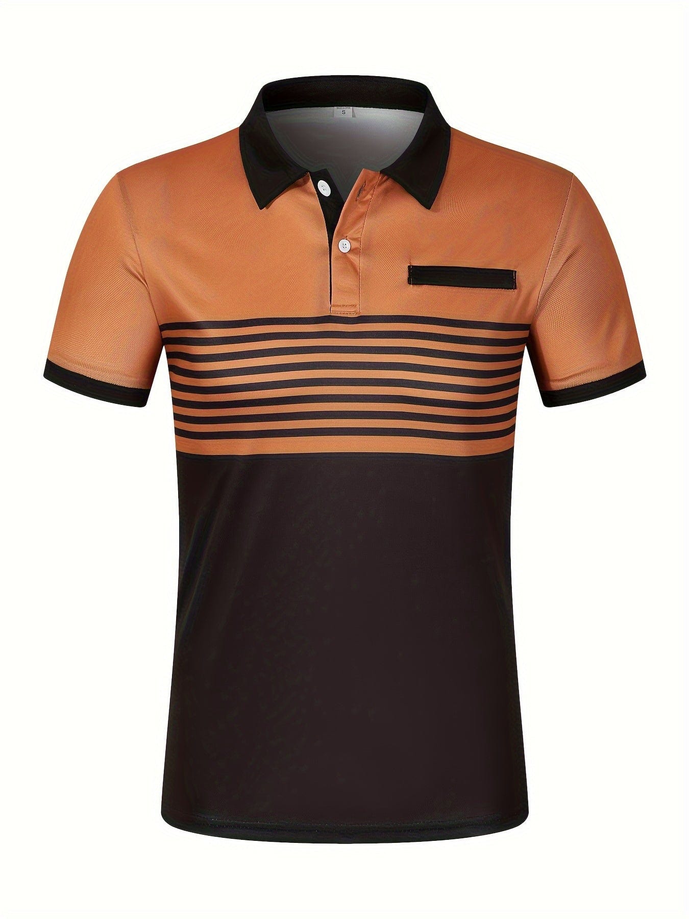 Louis|Men's summer polo with stripes