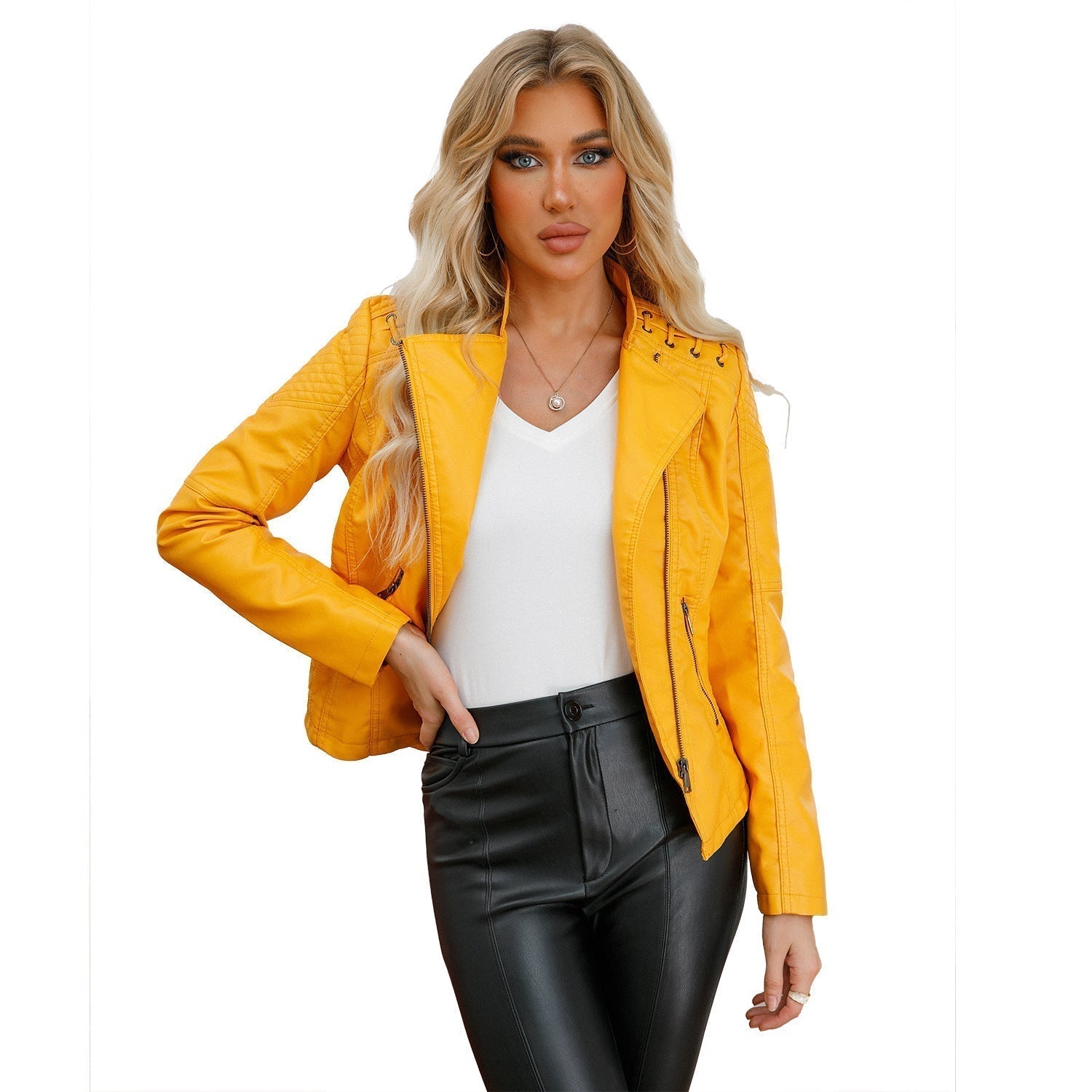 Lamb leather jacket
