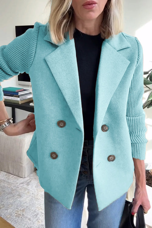 Double-Breasted Relaxed Fit Jacket for Women - Image 6