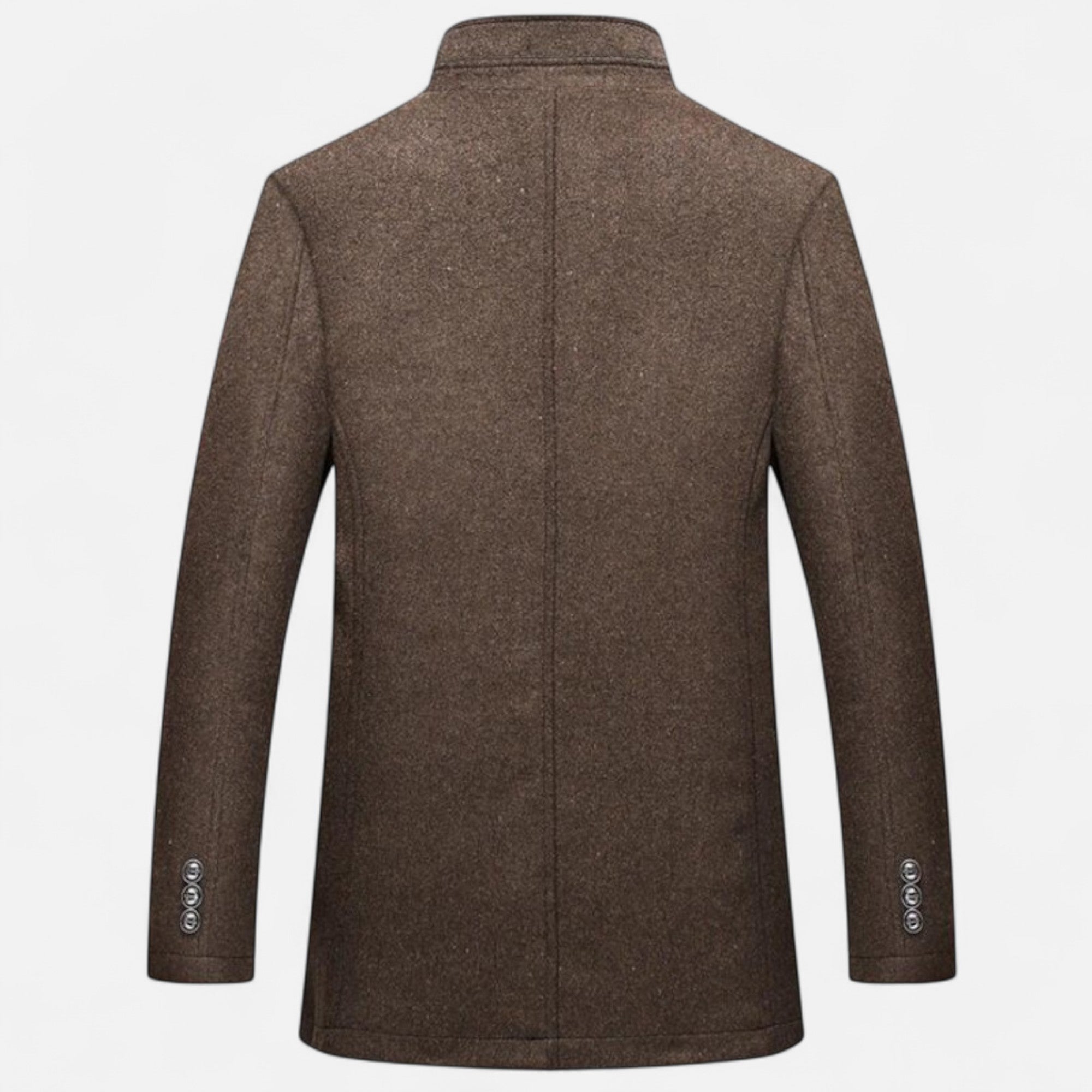 Stand Collar Coat for Men - Image 3