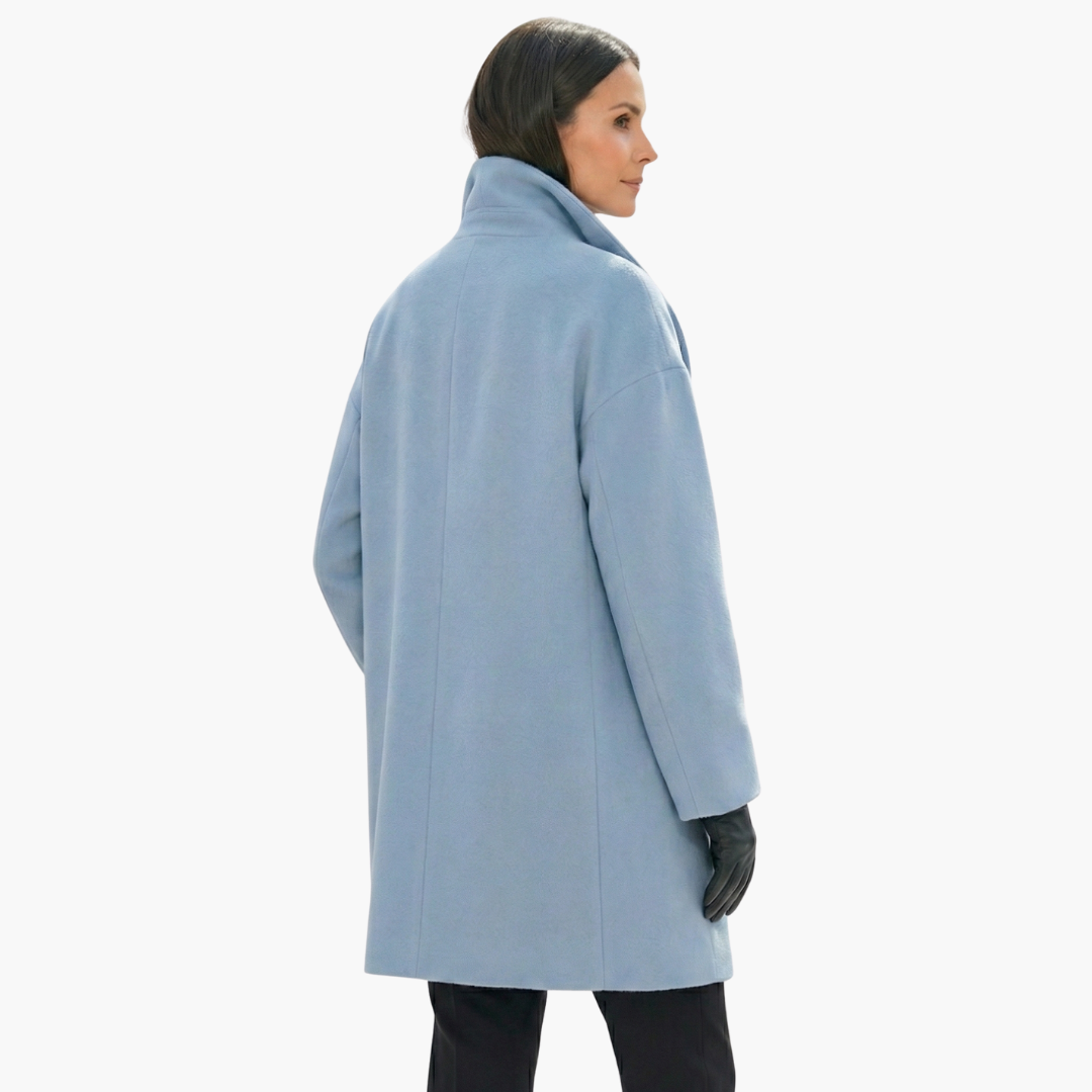 Oversized Cocoon Coat for Women - Image 3