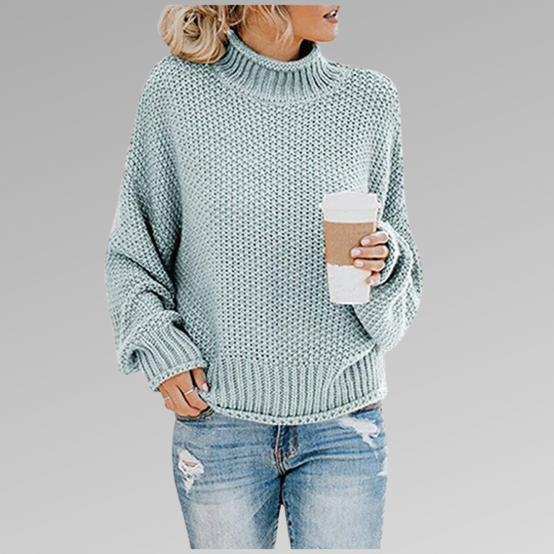 Oversized Turtleneck Sweater for Women - Image 6