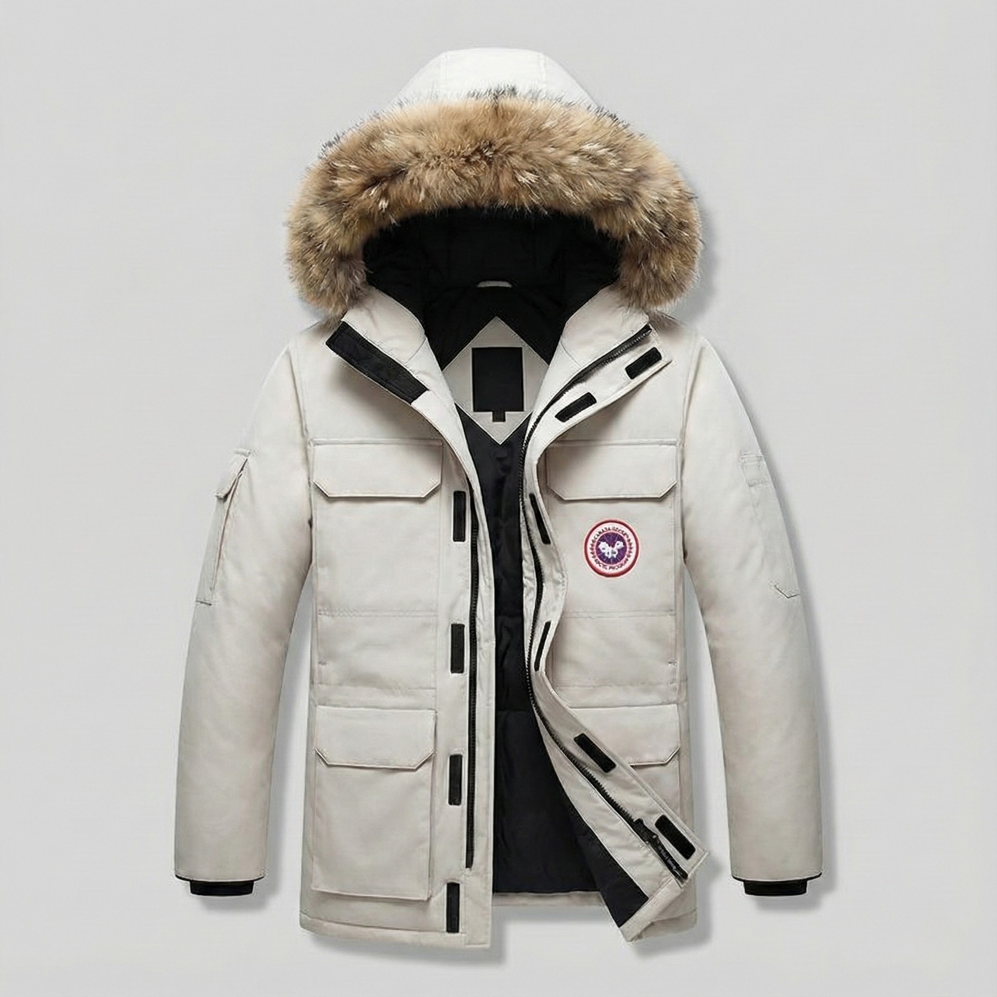 Men's Warm and Thick Winter Jacket Comfortable | Hooded Fur Parka