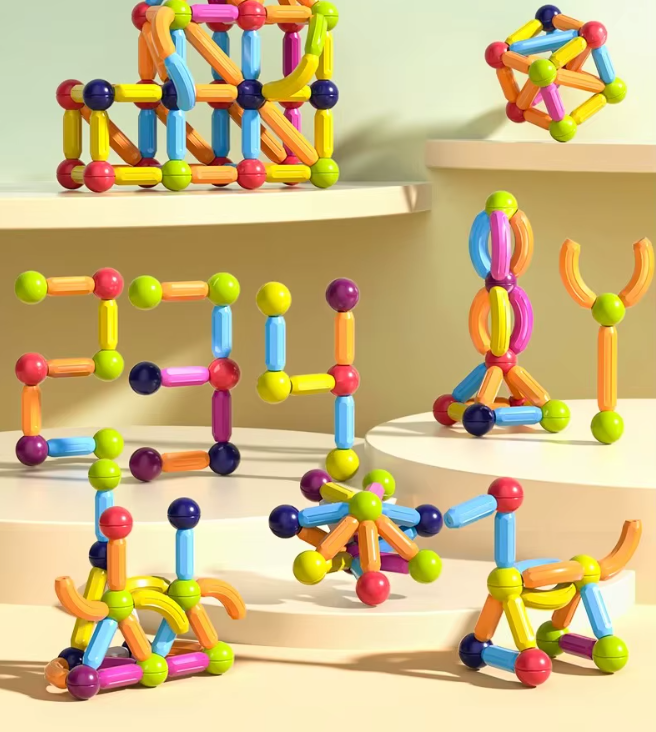 MagnaFun Blocks - Giocattoli magnetici per gioco creativo ed educativo