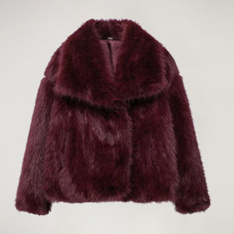 Oversized Faux Fur Coat for Women - Image 6