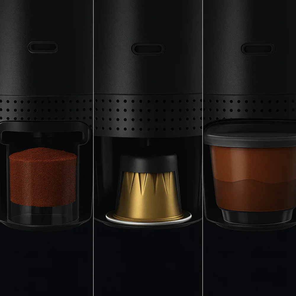 3in1 Portabil Espresso Machine Electric Coffee Maker Travel Brewer