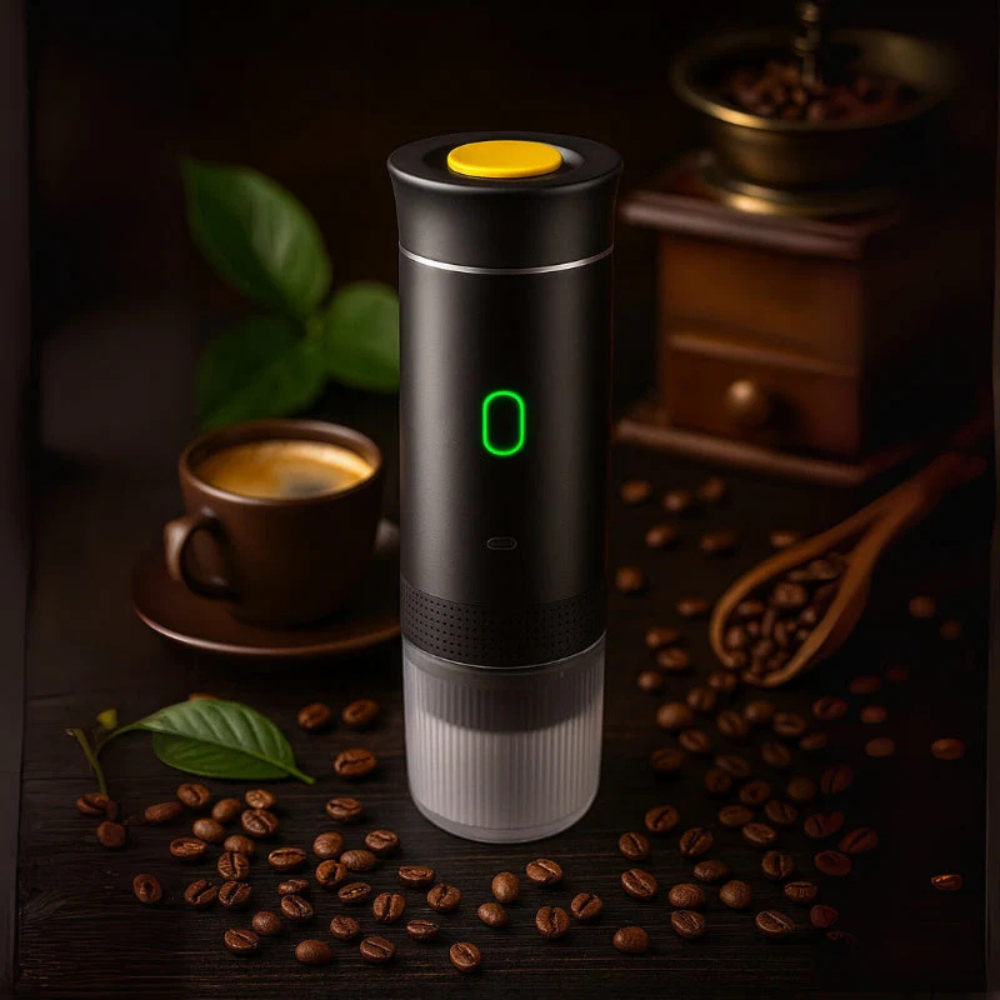 3in1 Portabil Espresso Machine Electric Coffee Maker Travel Brewer