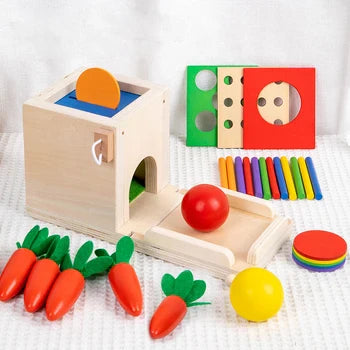 4-in-1 Montessori Motor Skills Cube