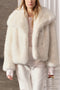 Stylish faux fur coat for women | Fashionable and warm