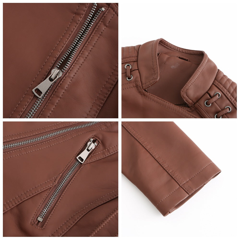 Lamb leather jacket