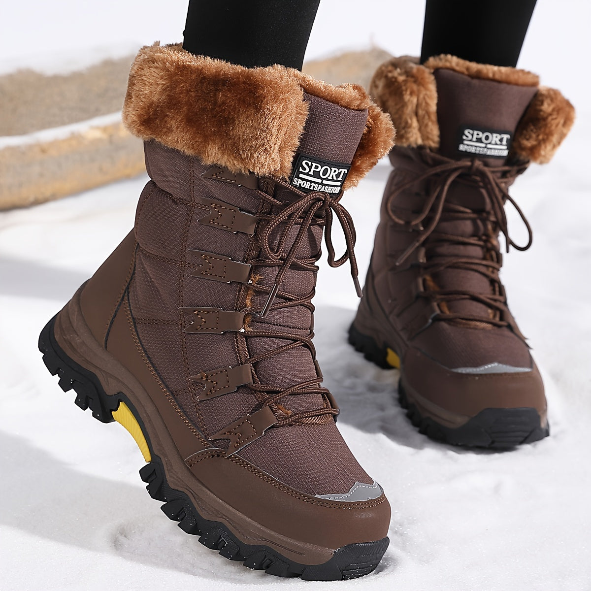 Lace-Up Winter Boots for Women - Image 8