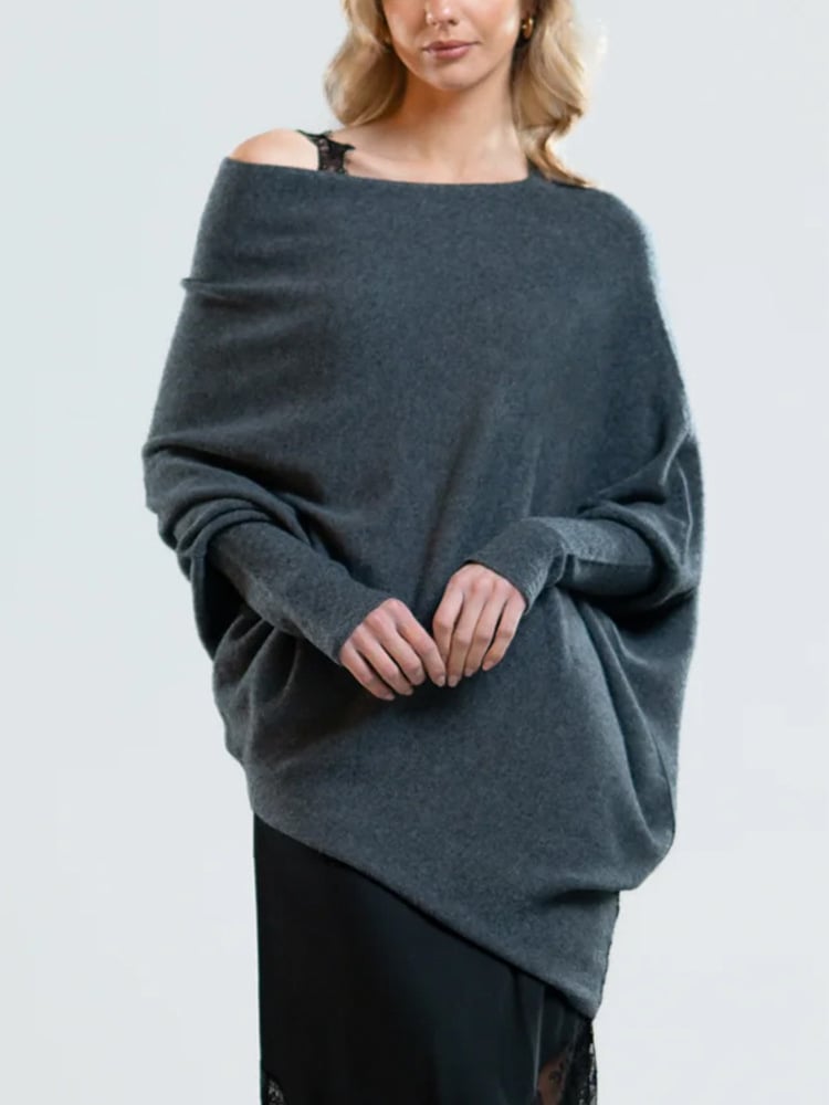 Asymmetrical Sweater | Cashmere Blend | Elegant & Comfortable