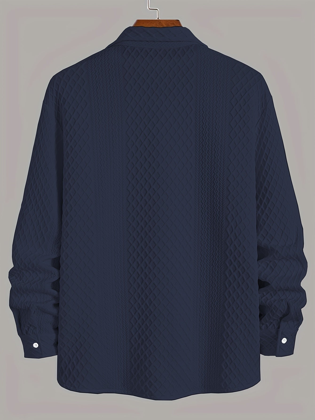 Men's shirt made from stretch jersey - modern comfort with a classic touch