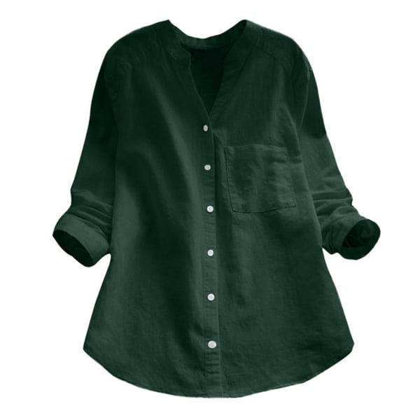 Aloyse Women's Shirt - Comfort in Breathable Cotton and Linen and Loose, Casual Cut