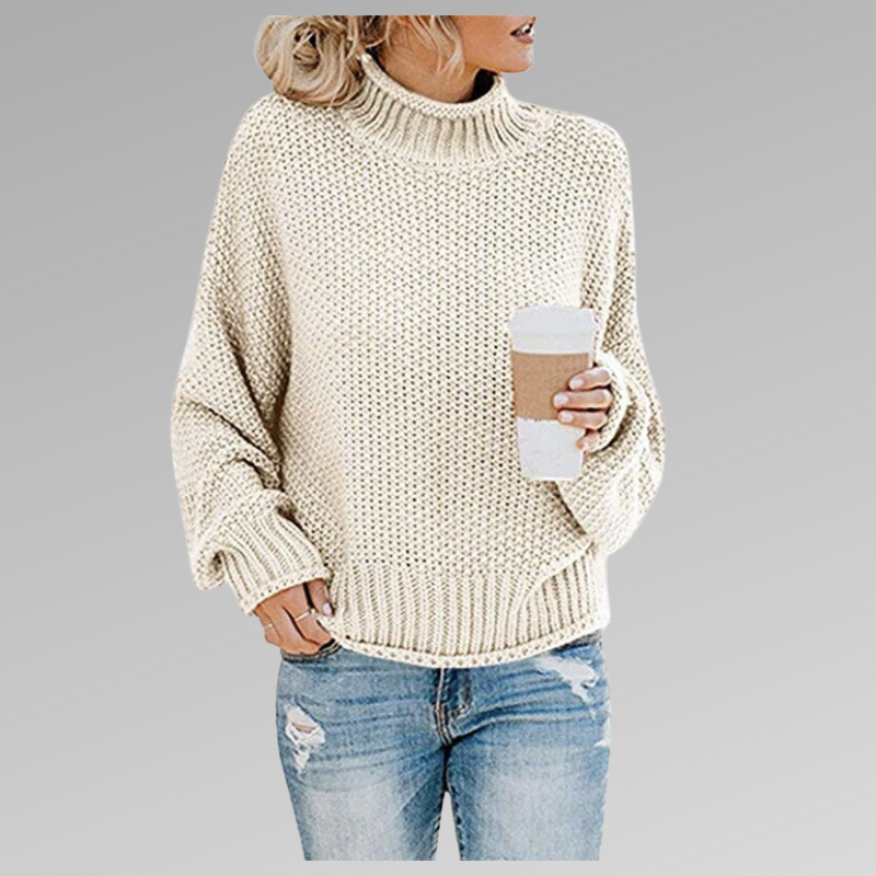 Oversized Turtleneck Sweater for Women - Image 8