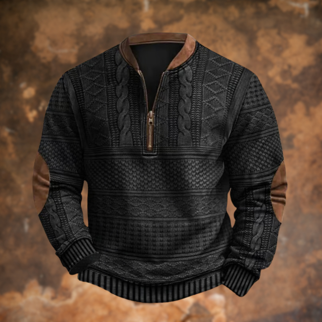 Quarter Zip Sweater for Men - Image 2