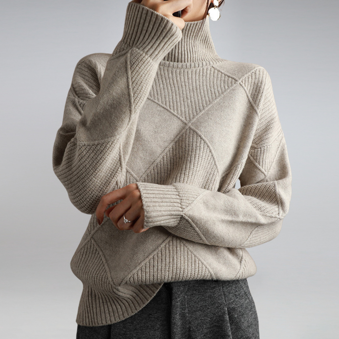 Heidi-Mode | Ladies Cashmere Turtleneck Sweater