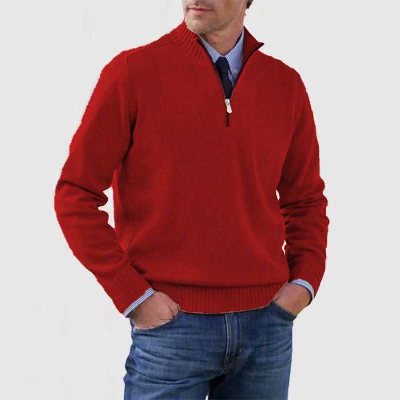 Quarter Zip Sweater for Men - Image 3